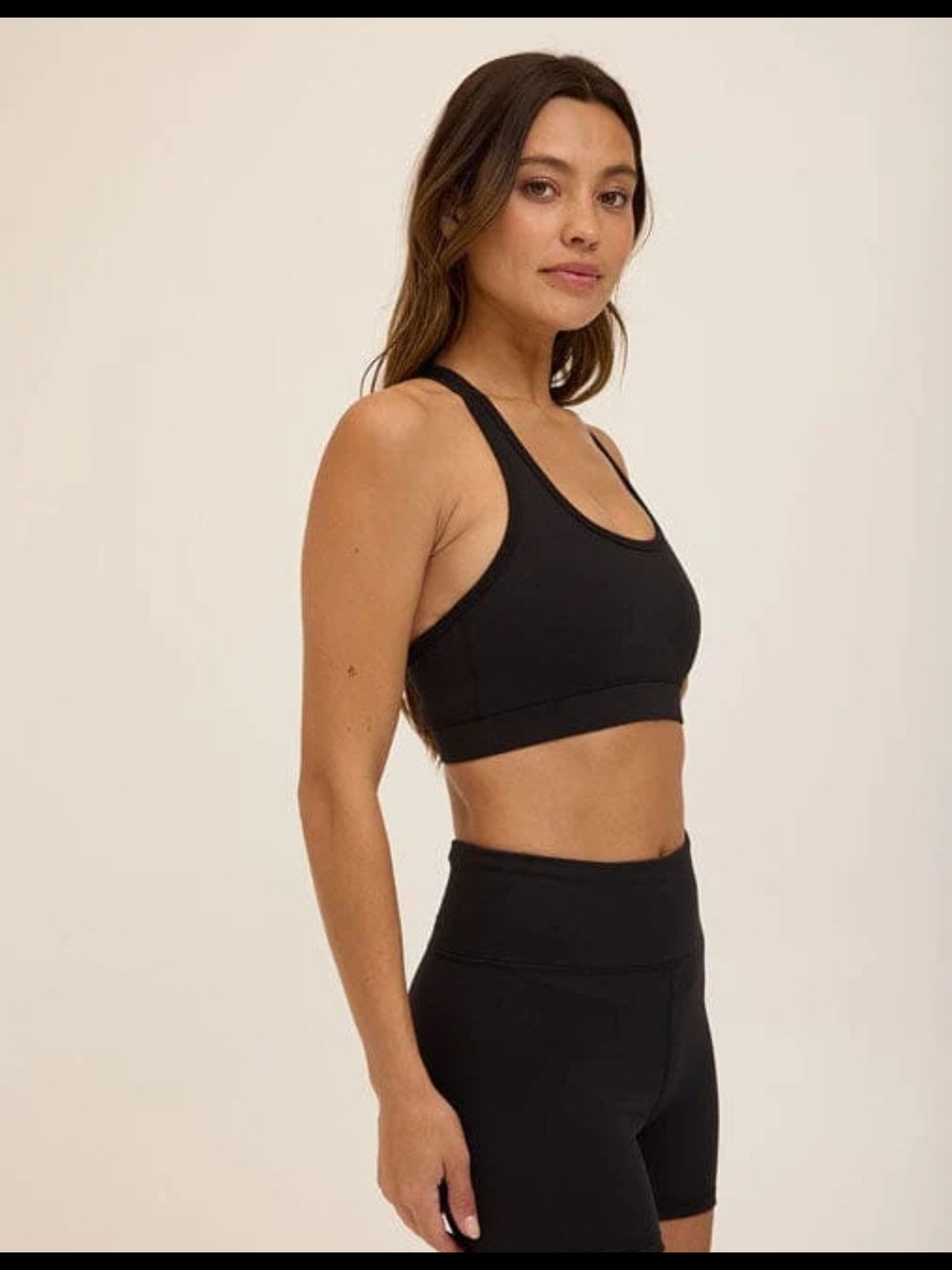 Threads For Thought Black Sporta Bra - Size Large - Picture 3 of 9